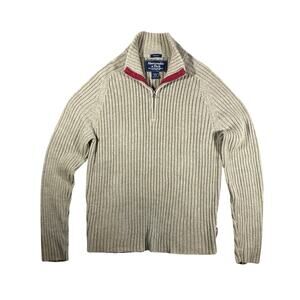 Y2K Abercrombie Muscle Fit Ribbed Sweater - L